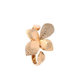 Golden Blossom Duo Ring