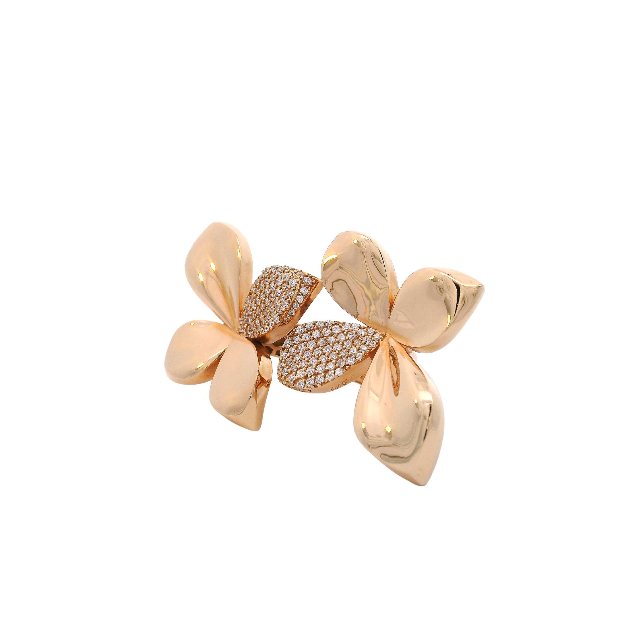 Golden Bloom Statement Ring