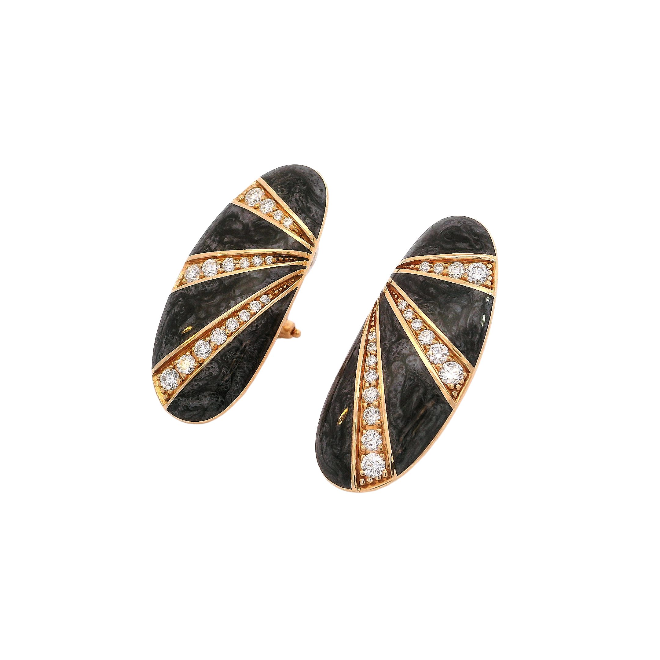 Midnight Shell Earrings