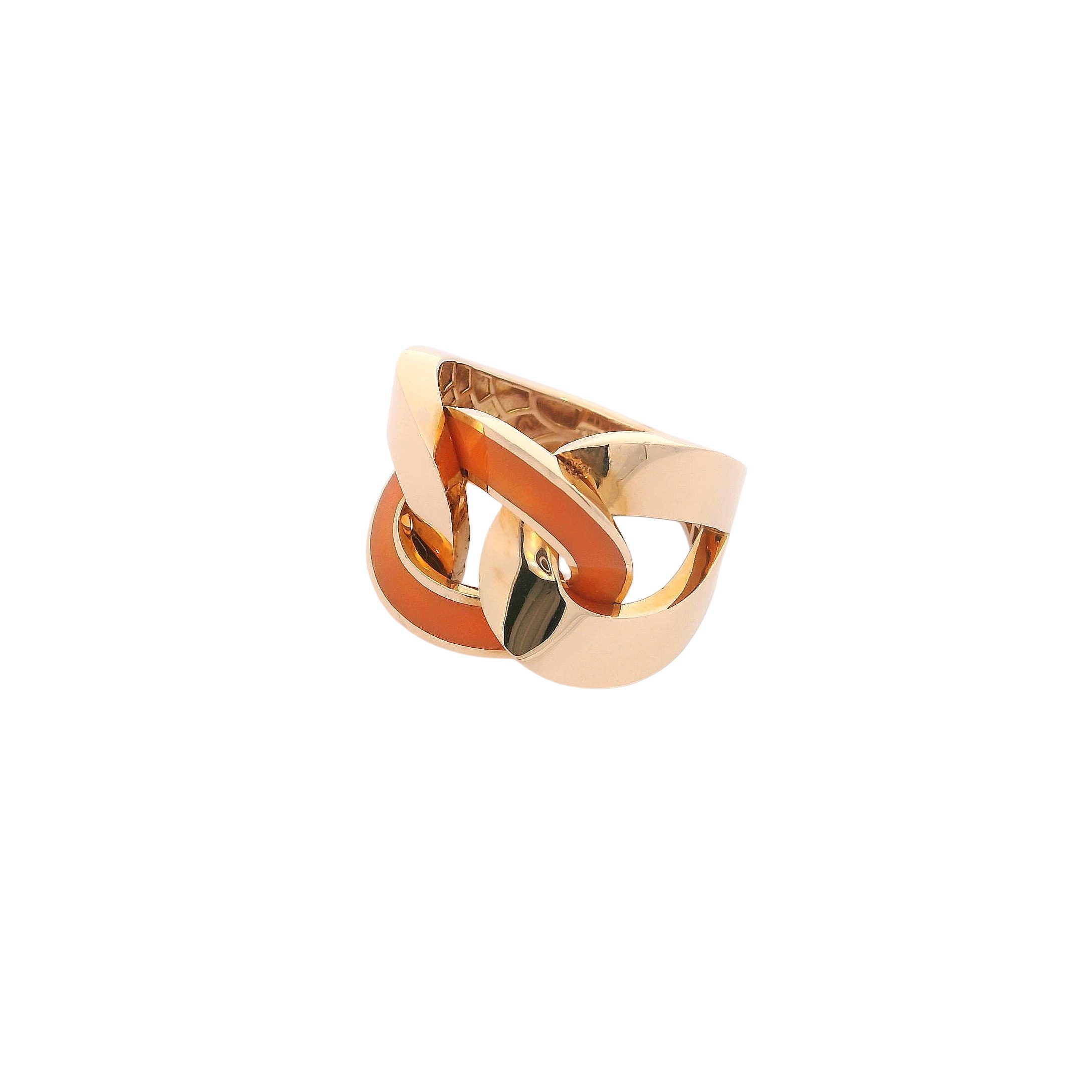 Sunset Infinite Links Ring