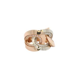 Infinity Links Pavé Ring
