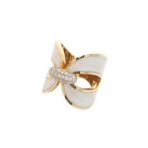 Mother of Pearl Celestial Wings Ring