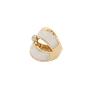 Mother of Pearl Celestial Wings Ring
