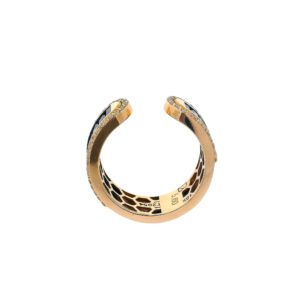 Midnight Blue Gold Ring