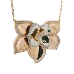 Floral Bloom Gold Necklace
