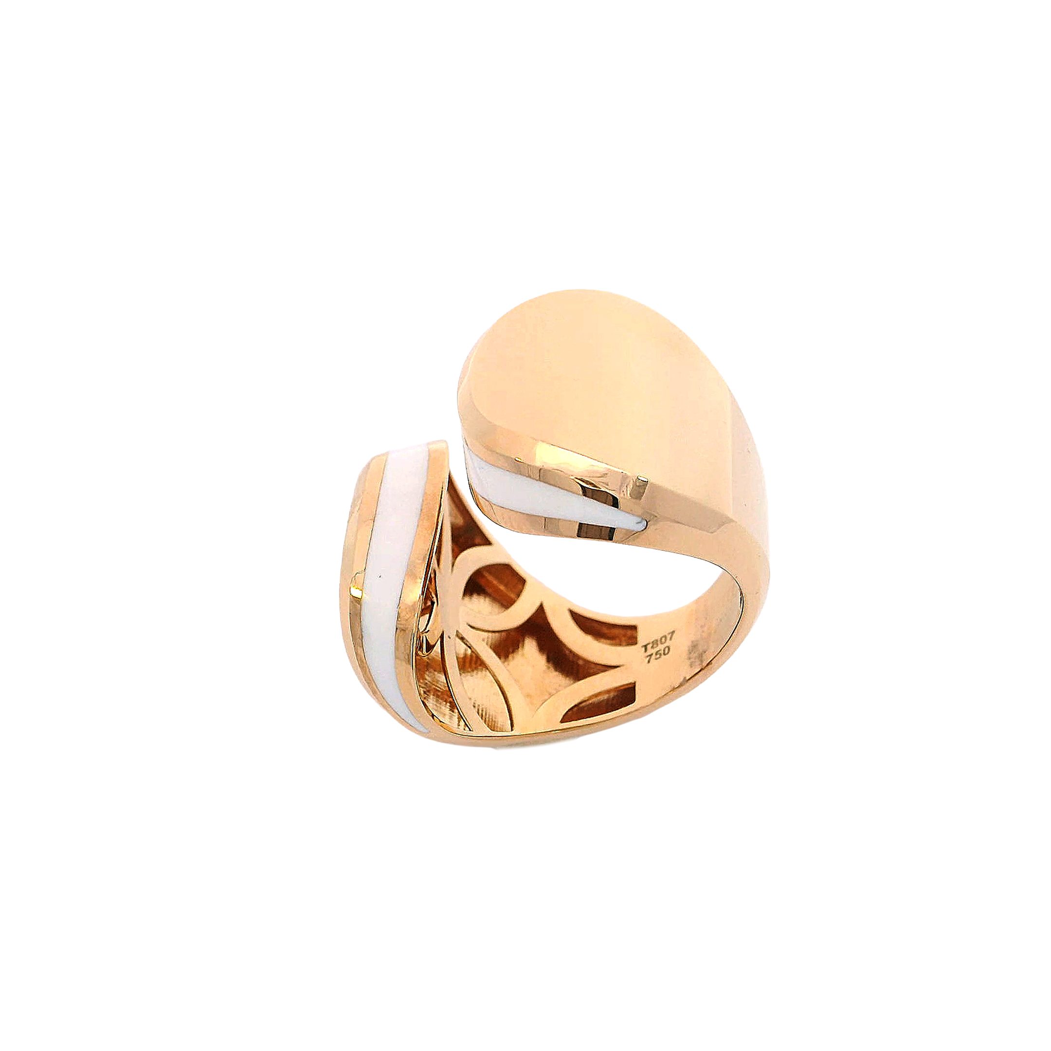 Moon Arc Gold Ring